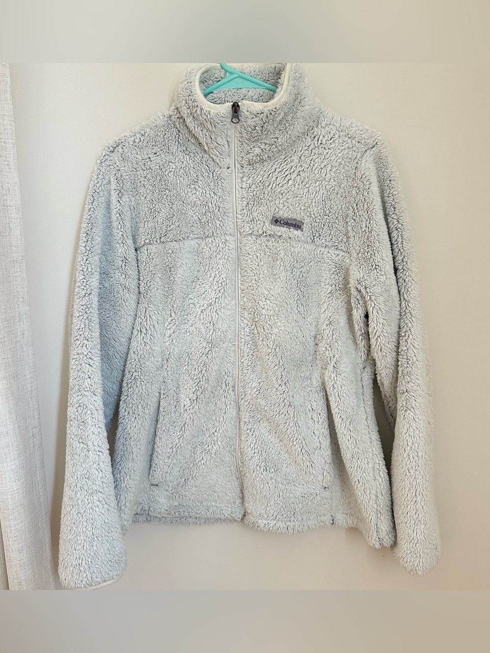 Columbia Plush Sherpa Jacket - Light Gray